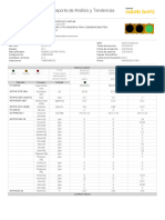 Reporte de Análisis y Tendencias: #Lab Normal Precaución Alerta Toma de Muestra Equipo Horas/Kms Lubricante Horas/Kms