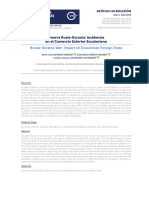 La Guerra de Ucrania Incidencia en El Comercio Exterior Ecuatoriano