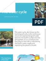 The Water Cycle: by Rhuzel Hyacinth A. Borraska