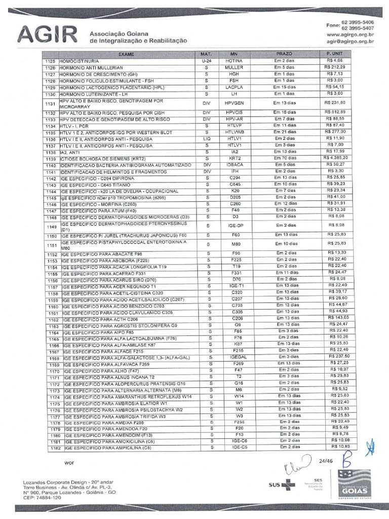 2º Aditivo Hermes Pardini - Serv Laboratoriais | PDF