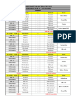 Tabela de Jogos Sub-18 e Veteranos 2023 Oficial