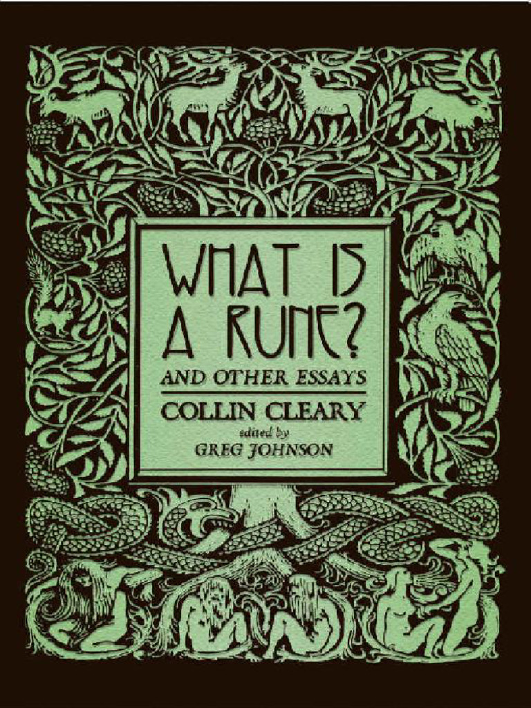 What Is A Rune Other Essays (Collin Cleary Greg Johnson) (Z-Library ...