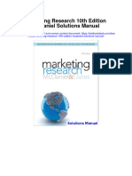 Marketing Research 10th Edition Mcdaniel Solutions Manual