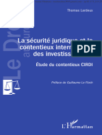 La Sécurité Juridique Et Le Contentieux Inter - Investisse