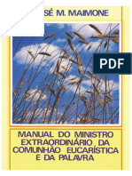 Manual Do Ministro Extraordinário Da Comunhão Eucarística e Da Palavra - D José M Maimone (2007)