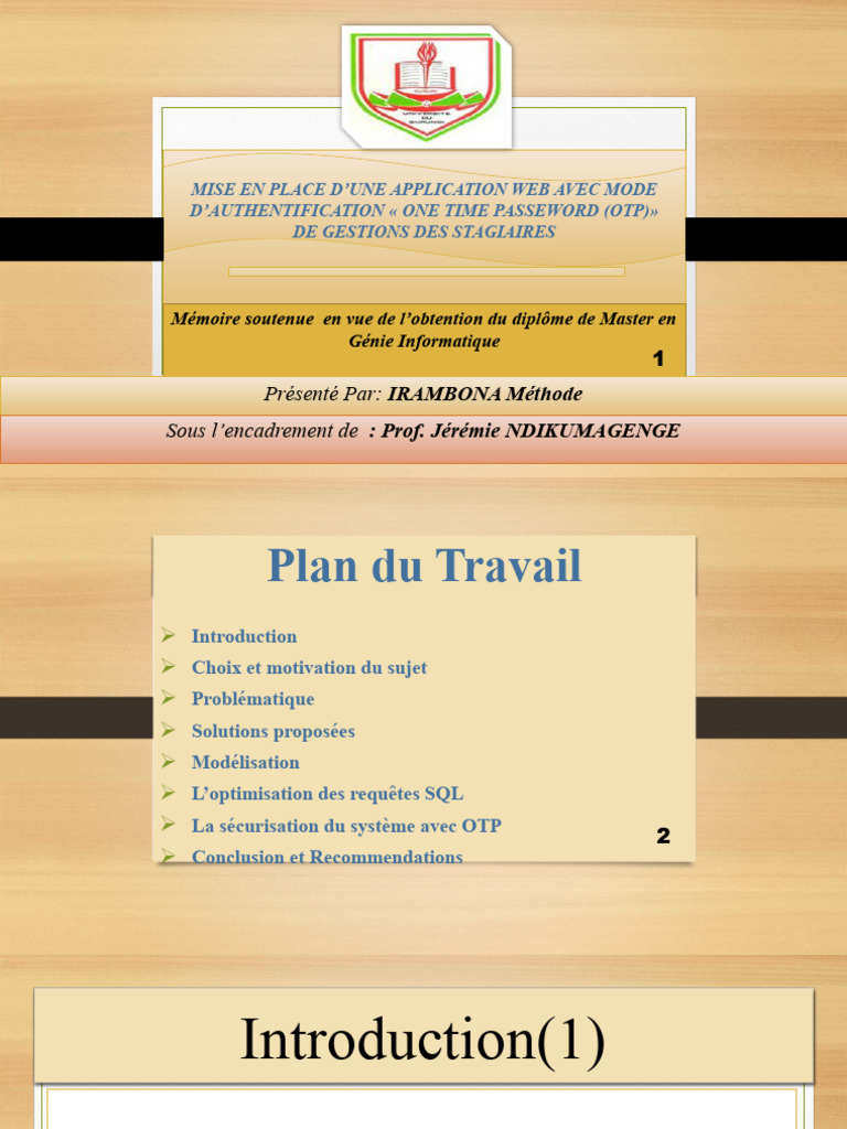 Application Web de Gestion des Stagiaires | PDF | Modèle mathématique ...
