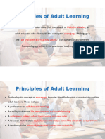 Principal of Adult Learning