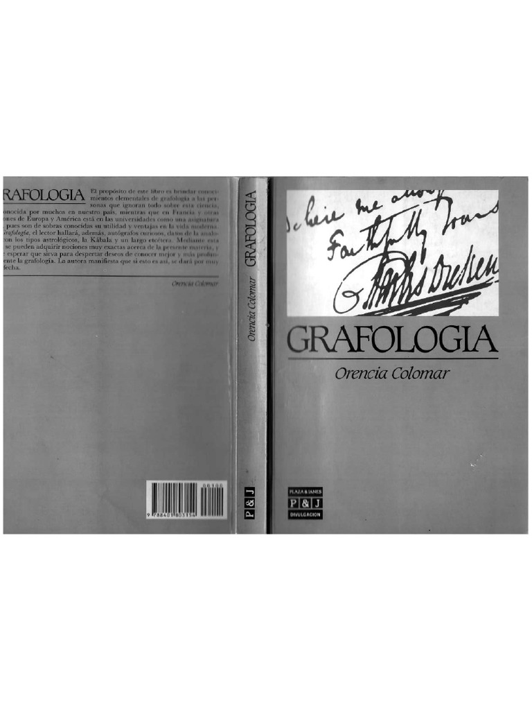 COLOMAR, Orencia - Grafología | PDF