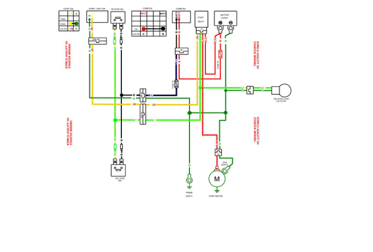 Kymco Agility50 Wiring | PDF
