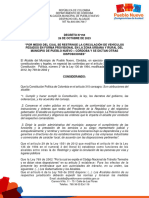 Decreto 155 - 2023 Restricción de La Movilidad