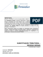 Substituição Tributária - Regras Gerais