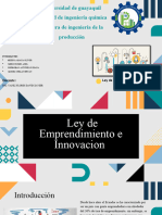 Ley de Emprendimiento e Innovacion