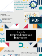 DIAPOSITIVAS Ley de Emprendimiento e Innovacion