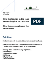 Forces and friction analysis
