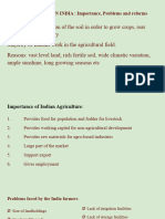 AGRICULTURE in INDIA - Importance, Problems and Reforms