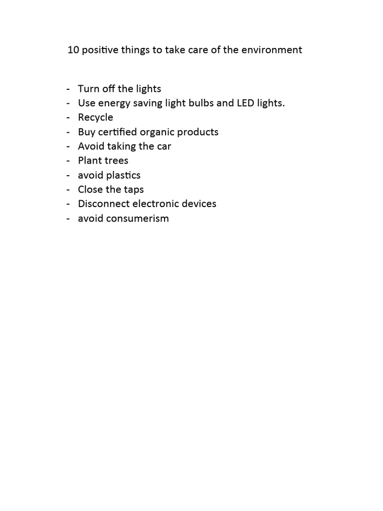 10-positive-things-to-take-care-of-the-environment-pdf