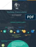 Presentación Enfasis Curricular