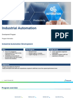 Industrial Automation Development Program Info