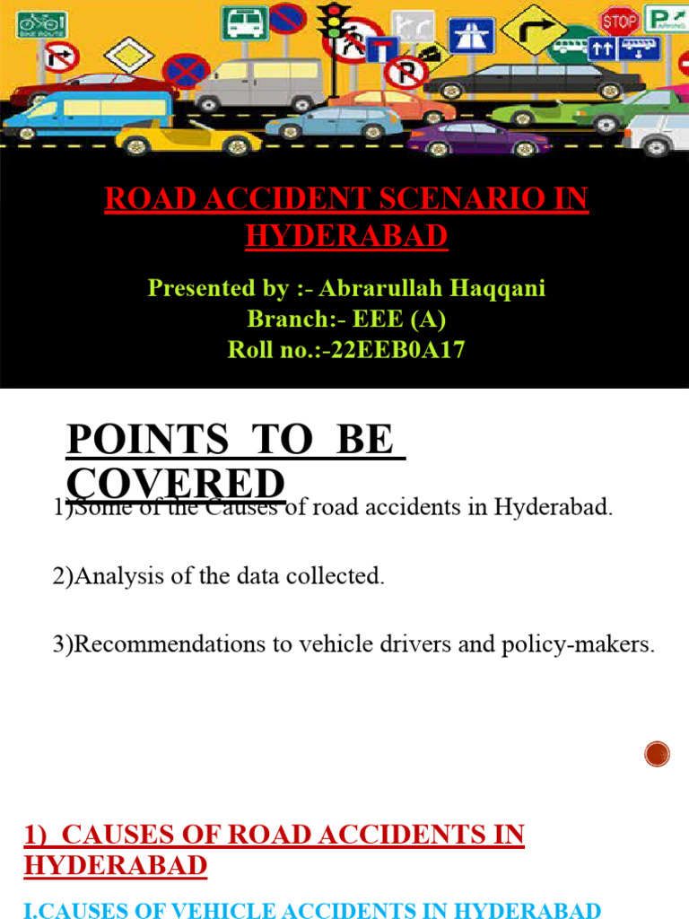 Causes and Solutions for Hyderabad Road Accidents | PDF | Traffic ...