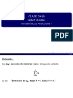 Ma1 Clase 09 y 010 - Sumatorias
