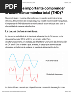 Definición y Normativa de THD | PDF | Ingenieria Eléctrica | Corriente ...