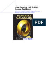 Multivariable Calculus 10th Edition Larson Test Bank