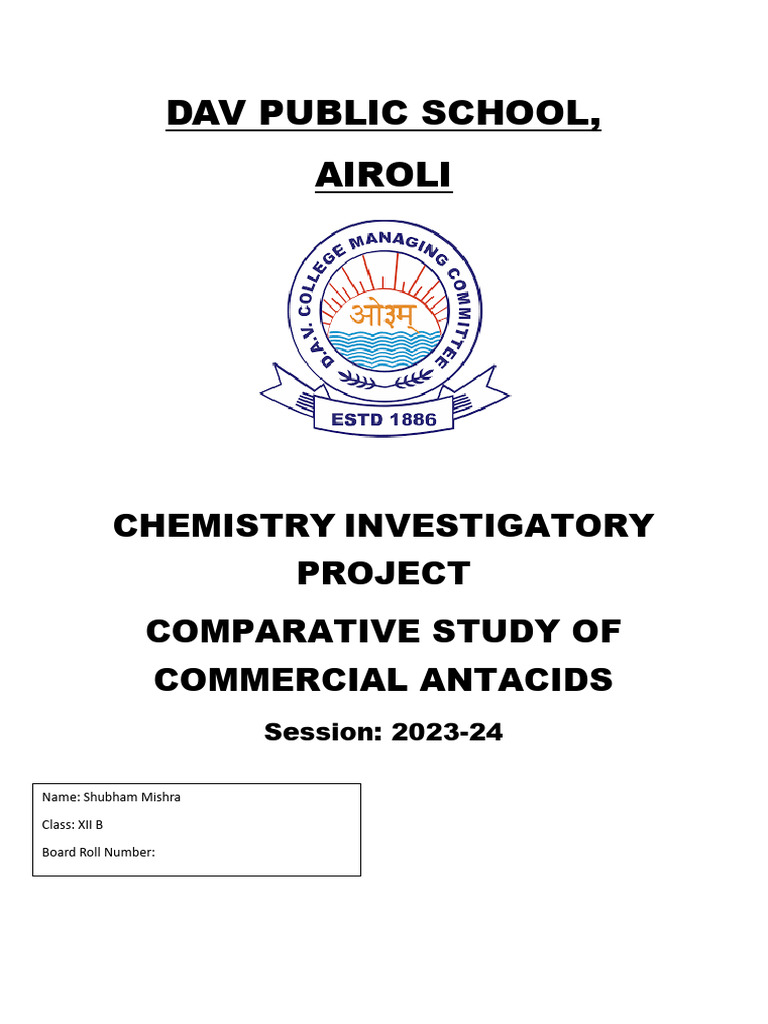 Chemistry Project Copy1 PDF
