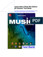 Music An Appreciation Brief 8th Edition Roger Kamien Test Bank