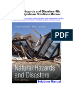 Natural Hazards and Disasters 5th Edition Hyndman Solutions Manual