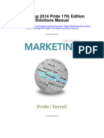 Marketing 2014 Pride 17th Edition Solutions Manual