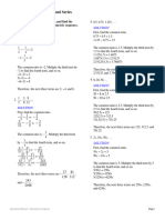 10-3 Geometric Sequences and Series