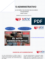 SESION 9 - Requisitos de Validez Del Acto Administrativo, Ejecutividad, Ejecutoriedad e Impugnabilidad - 2023-2