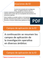 Aplicaciones y Limitaciones de La Investigación Operativa