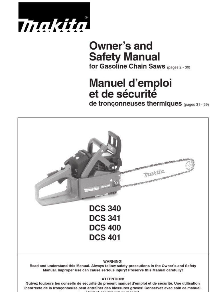 Makita 2024 dcs400 chainsaw