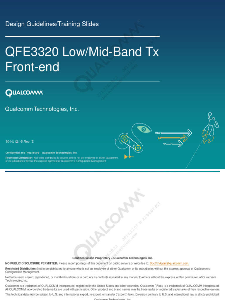 QFE3320 Tx Front-end Design Guidelines | PDF | Electronics | Computer  Engineering