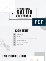 Seguridad y Salud Del Trabajo