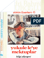 Bedri Rahmi Eyuboğlu - Bütün Eserleri 06 - Yukulele'Ye Mektuplar - Bilgi Yay-1989-Cs