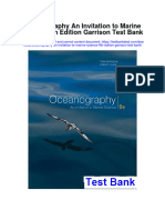 Oceanography An Invitation To Marine Science 9th Edition Garrison Test Bank