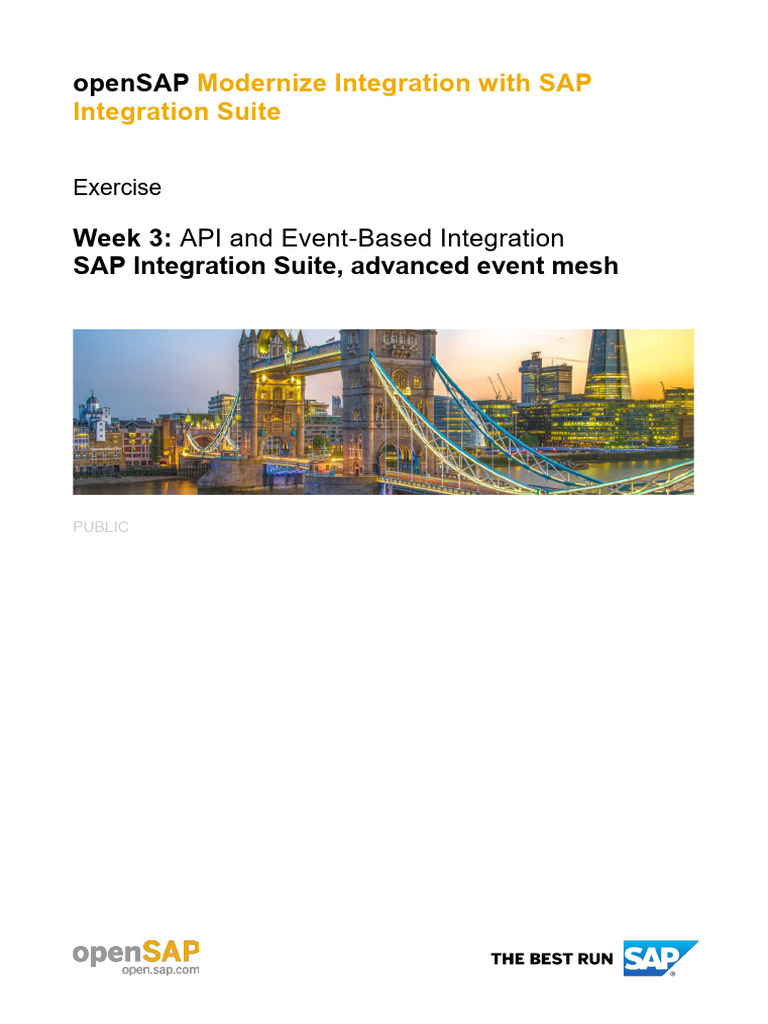 Exploring SAP Advanced Event Mesh | PDF | Cloud Computing | Computer ...