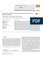 Exergy-Based Evaluation of Methanol Production From Natural Gas