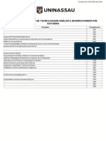 Matrizcurricular Superior de Tecnologia em Analise e Desenvolvimento de Sistemas