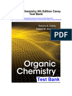 Organic Chemistry 9th Edition Carey Test Bank
