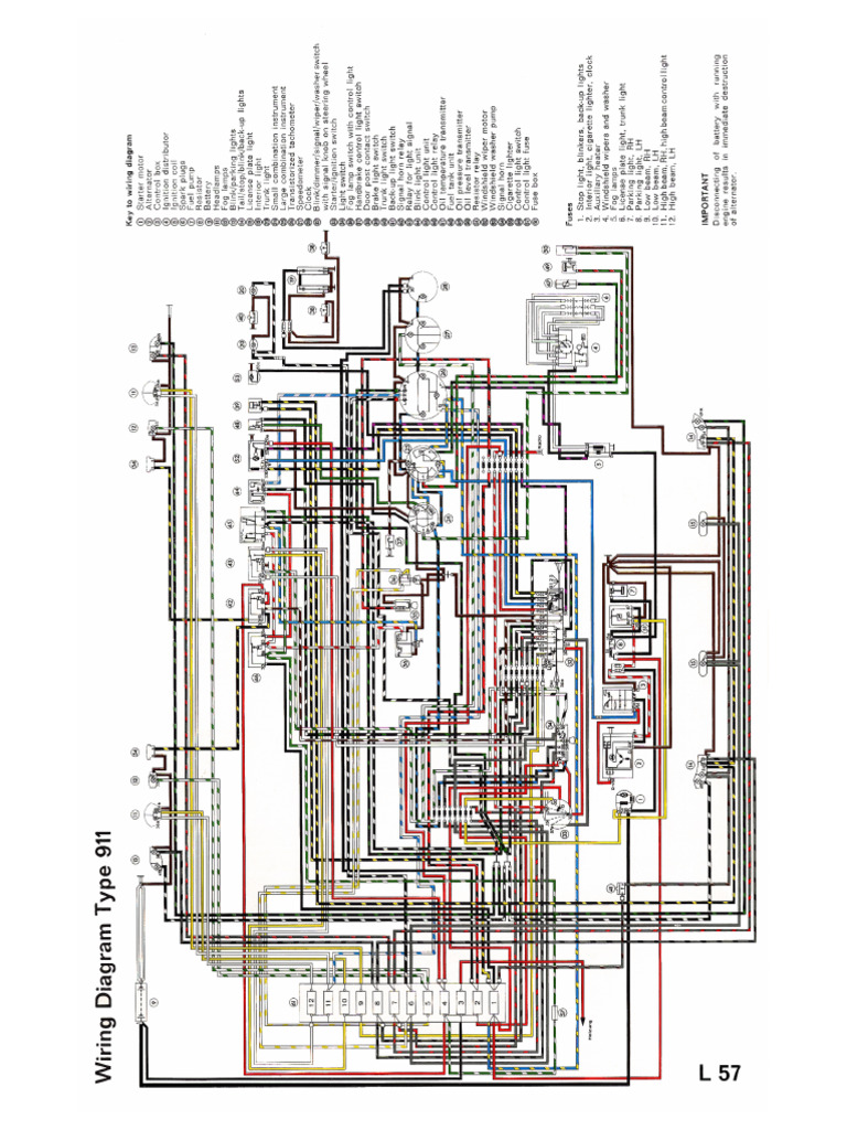 Porsche 912 Diagram Wiring | PDF