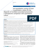 Evaluation of Semi-Quantitative Scoring of Gram ST