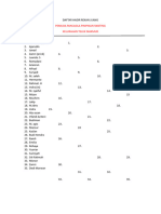 Daftar Hadir Rekan Juang