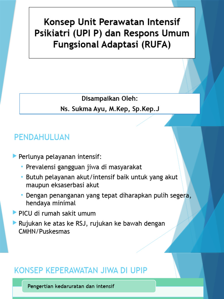 Perawatan Intensif Psikiatri | PDF | Pengembangan Diri