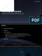 Planning For Starlinks Individual and Private Sector