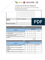 Lista de Cotejo Proyecto Programa