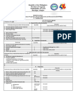 Annex E SK Inventory and Turnover Form No. 1 Initial Inventory of SK PFRDs