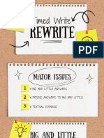 Timed Write Rewrite